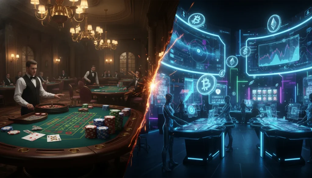 Geleneksel Casino ile Kripto Casino Arasındaki Farklar
